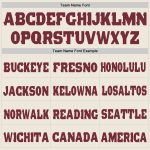 Custom Cream Burgundy Football Jersey Mesh Design Personalized Cream Burgundy Mesh Football Jersey