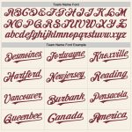 Personalized Burgundy Cream Sleeveless Baseball Jersey for Men and Women Personalized Cream Burgundy Sleeveless Baseball