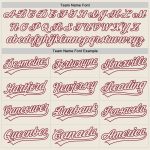 Personalized Cream Crimson Authentic Baseball Jersey for Customized Team Spirit Personalized Cream Cream-Crimson Authentic