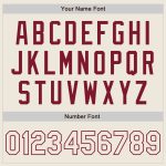 Personalized Cream Crimson Authentic Baseball Jersey for Customized Team Spirit Personalized Cream Cream-Crimson Authentic