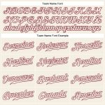 Personalized Cream Crimson Sleeveless Baseball Jersey for Men and Women Personalized Cream Cream-Crimson Sleeveless Baseball