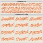Personalized Cream and Orange Baseball Jersey for Custom Team Wear Personalized Cream Cream-Orange Baseball Jersey