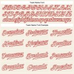 Personalized Cream and Red Sleeveless Baseball Jersey for Men and Women Personalized Cream Cream-Red Sleeveless Baseball