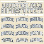 Custom Name and Number Authentic Throwback Basketball Jersey - Personalized Cream Cream-Royal Team Jersey Personalized Cream