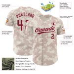 Personalized Crimson Cream 3D Curve Lines Jersey for Baseball Fans Personalized Cream Crimson 3D Curve Lines Baseball Jersey