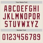 Personalized Crimson Cream 3D Curve Lines Jersey for Baseball Fans Personalized Cream Crimson 3D Curve Lines Baseball Jersey