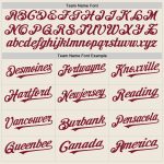 Personalized Crimson Baseball Jersey - Cream Color 2 Personalized Cream Crimson Baseball Jersey 2