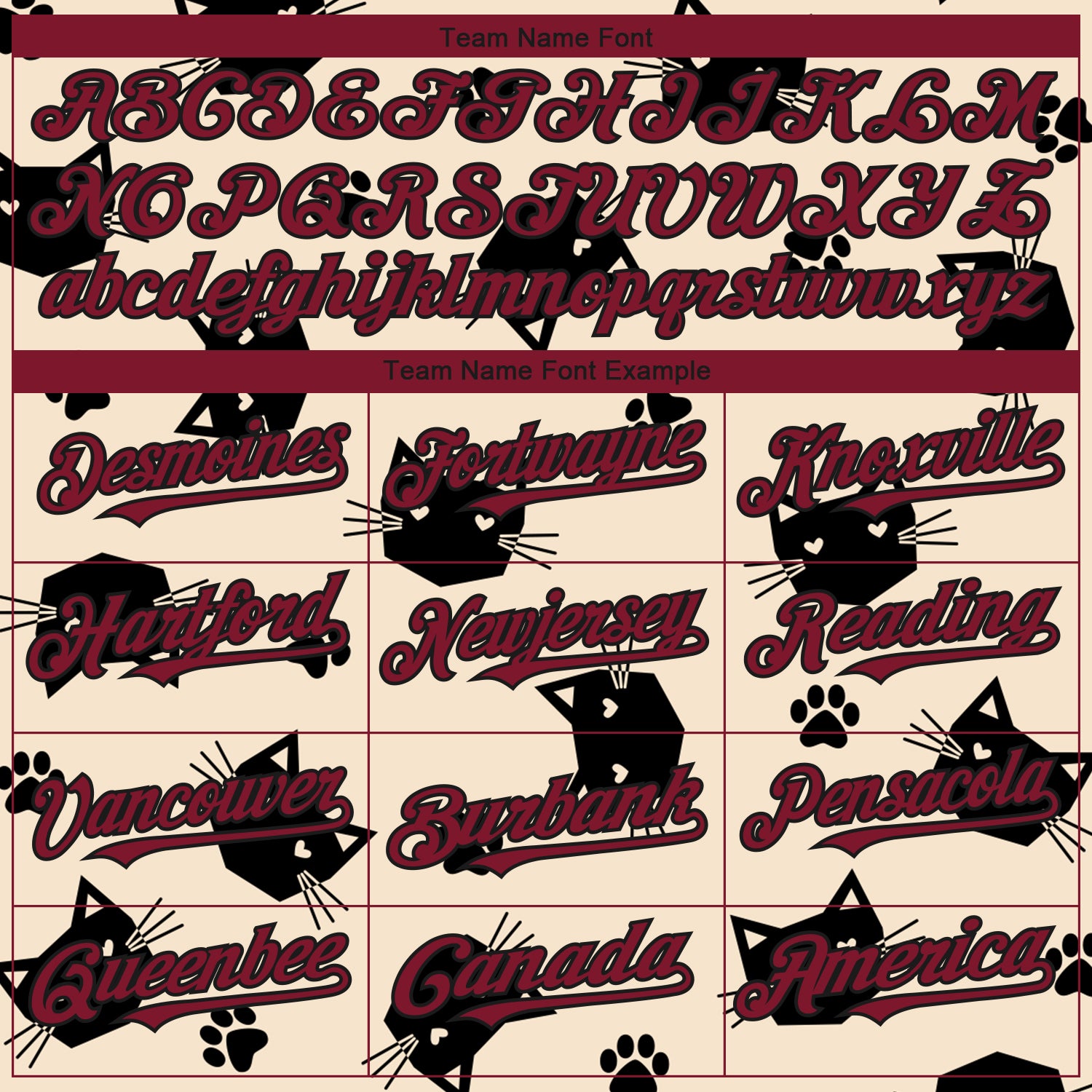 Personalized Cream Crimson-Black 3D Cat Baseball Jersey Personalized 3D Cat Baseball Jersey in Cream and Crimson-Black Personalized Cream Crimson-Black 3D Cat Baseball Jersey - Image 4