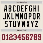 Custom Name and Number Baseball Jersey - Personalized Crimson-Black Authentic Team Jersey Personalized Cream Crimson-Black