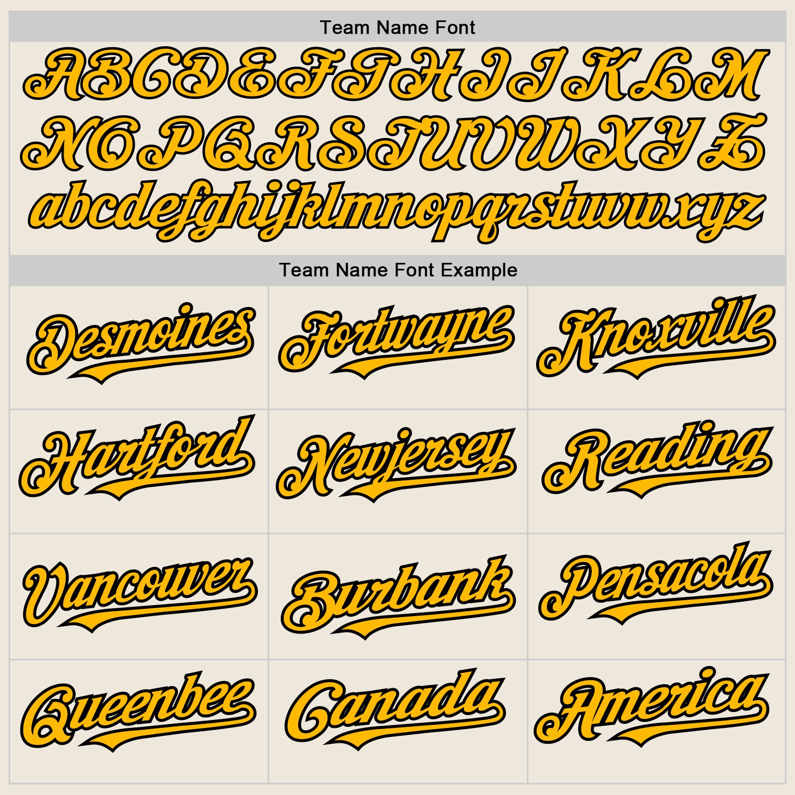 Personalized Cream Gold-Black 3 Colors Arm Shapes Authentic Baseball Jersey Team Custom Name and Number Custom Authentic Baseball Jersey with Personalized Name and Number in Cream Gold-Black, 3 Color Arm Shapes Personalized Cream - Image 5