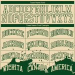 Personalized Cream Green Color Splash Basketball Jersey Round Neck Sublimation Suit Personalized Cream Green Color Splash