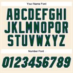 Custom Name and Number Green-Royal Baseball Jersey - Personalized Authentic Team Jersey Personalized Cream Green-Royal Authentic