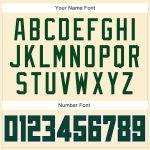 Personalized Authentic Basketball Jersey - Cream Green-Royal Throwback Design Personalized Cream Green-Royal Authentic Throwback