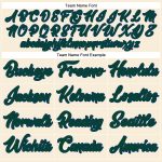 Personalized Green-Royal Baseball Jersey for Custom Team Gear Personalized Cream Green-Royal Baseball Jersey