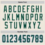 Personalized Green-Royal Hockey Jersey | Custom Cream Hockey Apparel 2 Personalized Cream Green-Royal Hockey Jersey 2