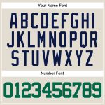 Personalized Green Navy Baseball Jersey for Fans and Players - Custom Cream Jersey Personalized Cream Kelly Green-Navy Baseball