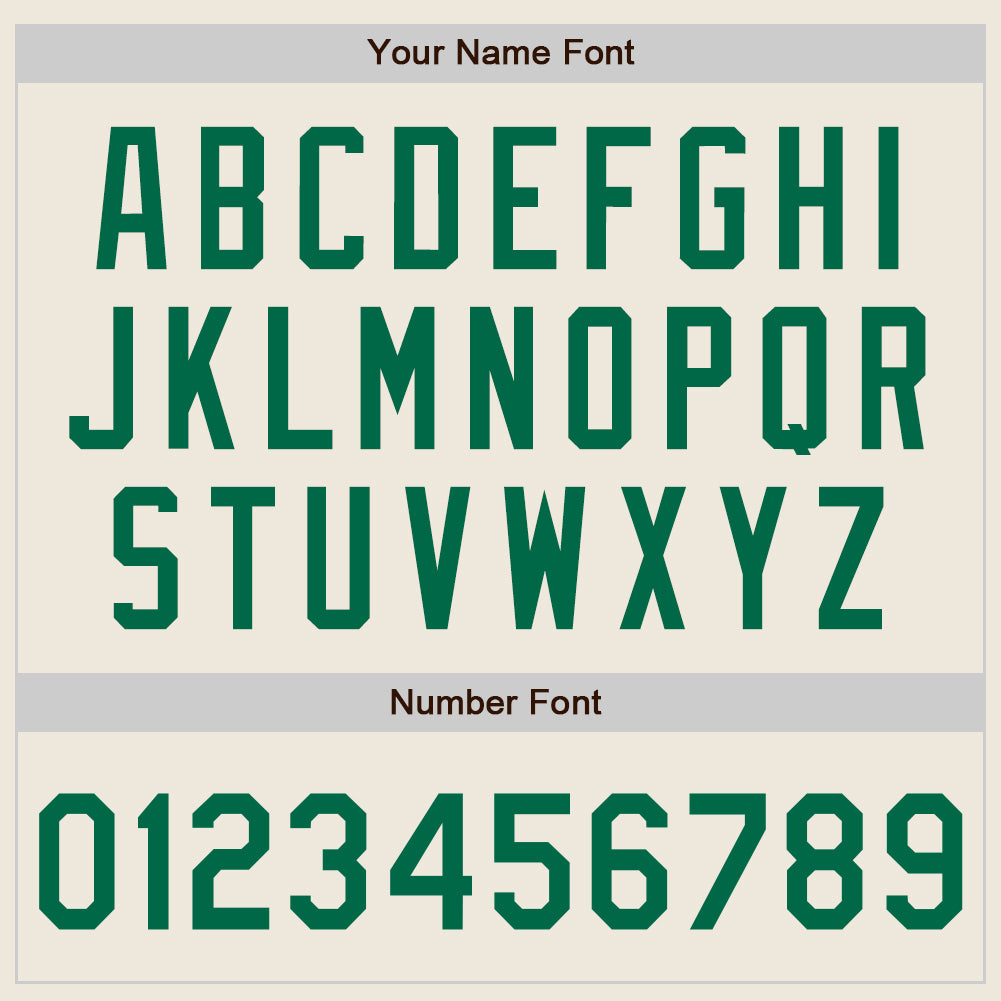 Personalized Kelly Green White Varsity Letterman Bomber Jacket Full-Snap Personalized Cream Kelly Green-White Bomber Full-Snap - Image 7