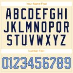 Personalized Light Blue Navy Throwback Basketball Jersey - Custom Sports Apparel Personalized Cream Light Blue-Navy Throwback