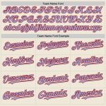 Personalized Light Blue Red Line Baseball Jersey for Men and Women Personalized Cream Light Blue-Red Line Baseball Jersey