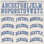 Custom Name and Number Personalized Light Blue and Steel Gray Basketball Jersey - Authentic Throwback Team Jersey Personalized