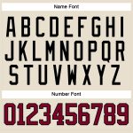 Personalized Maroon and Black Hockey Jersey with Lace Neck - Customizable Sports Apparel Personalized Cream Maroon-Black
