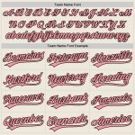 Custom Name and Number Personalized Baseball Jersey - Medium Pink-Black Authentic Team Gear Personalized Cream Medium Pink-Black