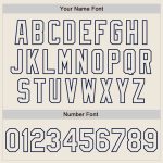 Custom Name and Number Baseball Jersey - Personalized Cream Navy Authentic Raglan Sleeves Personalized Cream Navy Authentic