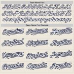 Custom Name and Number Baseball Jersey - Personalized Cream Navy Authentic Raglan Sleeves Personalized Cream Navy Authentic