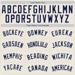 Personalized Navy Baseball Jersey for Custom Sportswear - High-Quality Cream Design Personalized Cream Navy Baseball Jersey