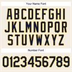 Personalized Navy Gold Cream Baseball Jersey - Custom Authentic Jersey Personalized Cream Navy-Gold Authentic Baseball Jersey