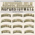Custom Name and Number Authentic Baseball Jersey - Personalized Cream Navy-Gold Drift Fashion Design Personalized Cream Navy-Gold
