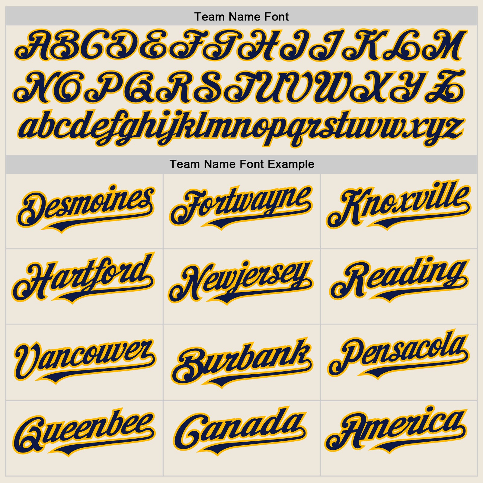 Personalized Cream Navy-Gold Authentic Raglan Sleeves Baseball Jersey Team Custom Name and Number Custom Navy Gold Baseball Jersey with Personalized Name and Number - Authentic Raglan Sleeves Team Gear Personalized Cream - Image 4