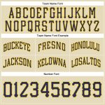 Custom Navy-Gold Basketball Shorts with Personalized Name and Number - Authentic Throwback Style Personalized Cream Navy-Gold