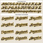 Personalized Navy Gold Baseball Jersey - Custom Cream Jersey for Kids 4 Personalized Cream Navy-Gold Baseball Jersey 4