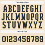 Personalized Navy Gold Baseball Jersey for Fans and Players - Custom Cream Jersey Personalized Cream Navy-Gold Baseball Jersey