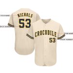 Personalized Navy Gold Baseball Jersey for Fans and Players - Custom Cream Jersey Personalized Cream Navy-Gold Baseball Jersey