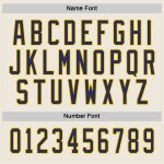 Custom Name and Number Navy-Gold Hockey Jersey - Personalized Cream Team Jersey Personalized Cream Navy-Gold Hockey Jersey