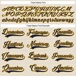 Personalized Navy Gold Hockey Jersey with Lace Neck - Custom Cream Color Personalized Cream Navy-Gold Hockey Lace Neck Jersey