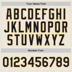 Personalized Navy Gold Basketball Jersey - Retro Throwback Design Personalized Cream Navy-Gold Throwback Basketball Jersey