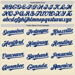 Custom Name Number Personalized Throwback Baseball Jersey Navy Light Blue Mesh Authentic Personalized Cream Navy-Light Blue