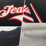 Personalized Navy Cream Mesh Baseball Jersey for Throwback Style Experience Personalized Cream Navy Mesh Throwback Baseball