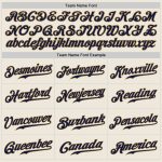 Personalized Baseball Jersey in Cream, Navy, and Old Gold Colors Personalized Cream Navy-Old Gold Baseball Jersey