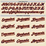 Custom Name and Number Personalized Baseball Jersey - Cream Navy-Orange Mesh Authentic Throwback Personalized Cream Navy-Orange