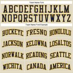 Personalized Custom Name and Number Navy Gold Pinstripe Basketball Jersey - Authentic Team Apparel Personalized Cream Navy