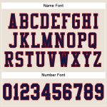 Personalized Football Jersey - Cream Navy-Red Mesh Design, Customizable Team Apparel Personalized Cream Navy-Red Mesh Football