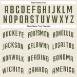 Custom Name and Number Cream Olive Baseball Jersey - Personalized Authentic Team Apparel Personalized Cream Olive Authentic