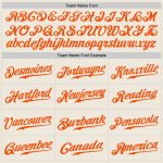 Customizable Orange Cream Baseball Jersey for Personalized Sportswear Personalized Cream Orange Baseball Jersey