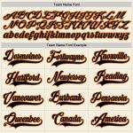 Personalized Cream Orange Black Baseball Jersey - Old Gold Sports Apparel Personalized Cream Orange Black-Old Gold Baseball