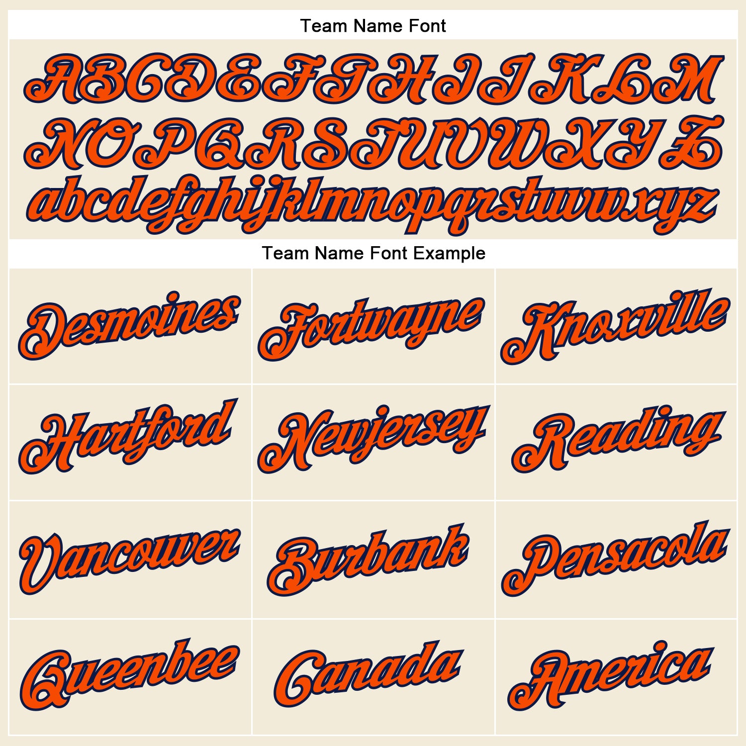 Personalized Cream Orange-Navy Performance T-Shirt Team Custom Name and Number Custom Name and Number Personalized Performance T-Shirt Cream Orange Navy for Team Support Personalized Cream Orange-Navy - Image 3