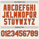 Custom Cream Orange-Navy Baseball Jersey for Men and Women - Sleeveless Design Personalized Cream Orange-Navy Sleeveless